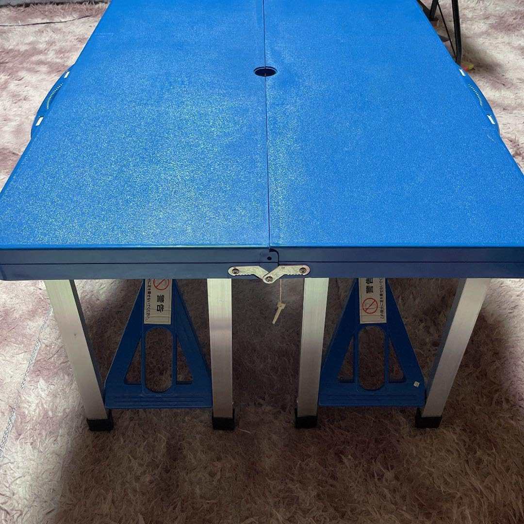 青 折りたたみ式アウトドアテーブル 約120cm x 60cm 楽天市場】アウトドアテーブル 120cm×60cm キャンプテーブル